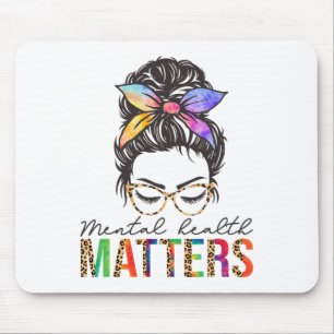 Health Problems Brain Illness Mental Health Awaren Mouse Mat