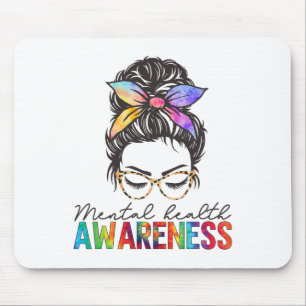 Health Problems Brain Illness Mental Health Awaren Mouse Mat