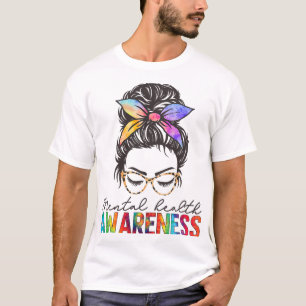 Health Problems Brain Illness Mental Health Awaren T-Shirt