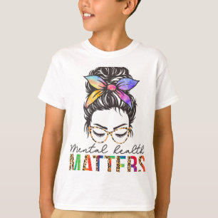 Health Problems Brain Illness Mental Health Awaren T-Shirt