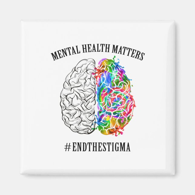 Health Problems End The Stigma 1  Magnet (Front)