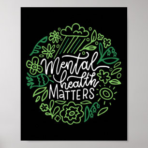 Health Problems End The Stigma Women Mental Health Poster