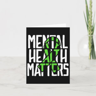 Health Problems Fight Stigma Mental Health Awarene Card