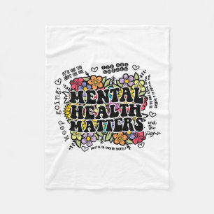 Health Problems Gift Human Brain Illness Awareness Fleece Blanket