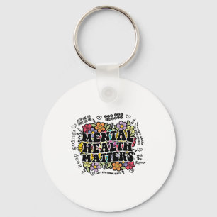 Health Problems Gift Human Brain Illness Awareness Key Ring