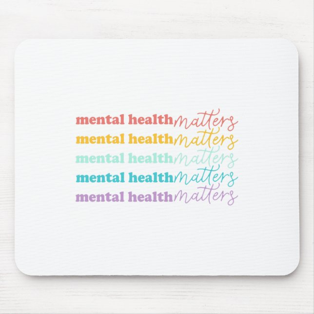 Health Problems Gift Human Brain Illness Awareness Mouse Mat (Front)