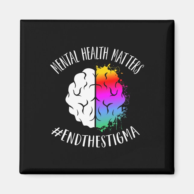 Health Problems Happy End Stigma Awareness Graphic Magnet (Front)