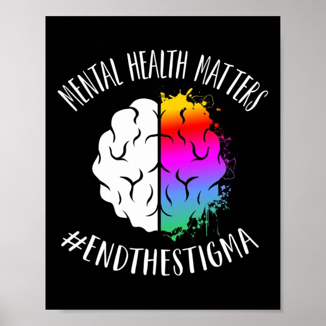 Health Problems Happy End Stigma Awareness Graphic Poster (Front)
