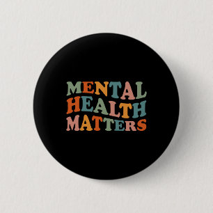Health Problems Human Brain Awareness Kids Women 6 Cm Round Badge