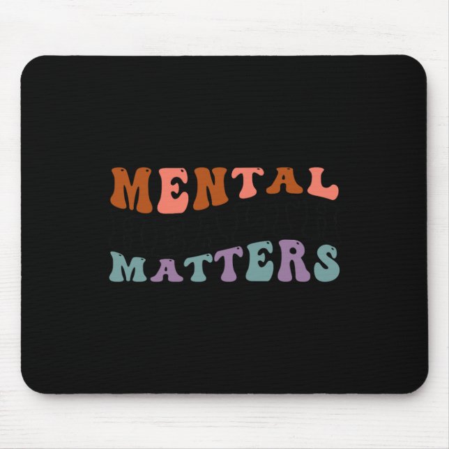 Health Problems Human Brain Illness Awareness 2  Mouse Mat (Front)