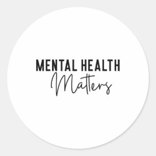 Health Problems Human Brain Illness Awareness 3 Classic Round Sticker