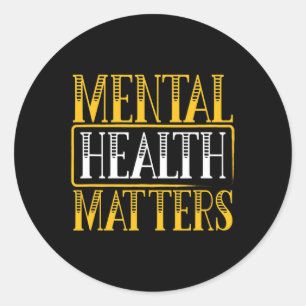 Health Problems - Human Brain Illness Awareness Classic Round Sticker