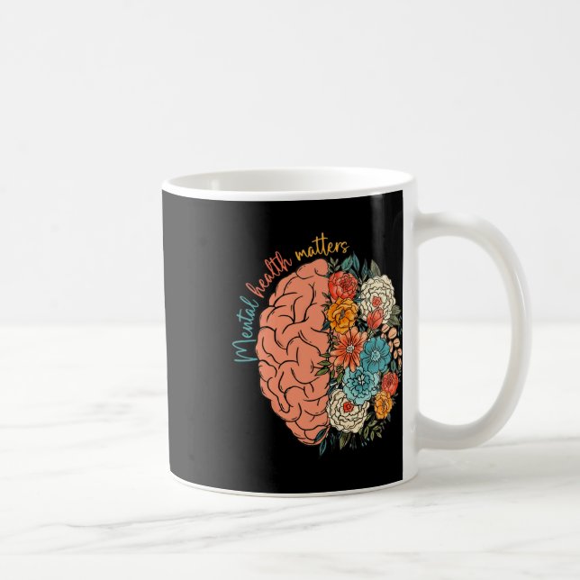 Health Problems Human Brain Illness Awareness  Coffee Mug (Right)