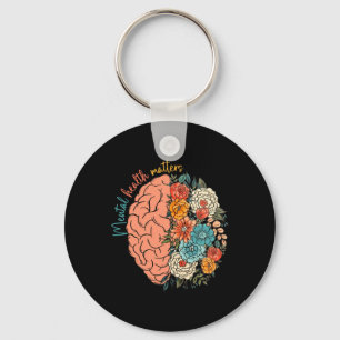 Health Problems Human Brain Illness Awareness Key Ring
