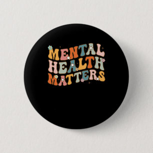 Health Problems Human Brain Illness Awareness Men 6 Cm Round Badge