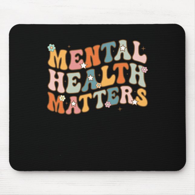 Health Problems Human Brain Illness Awareness Men  Mouse Mat (Front)