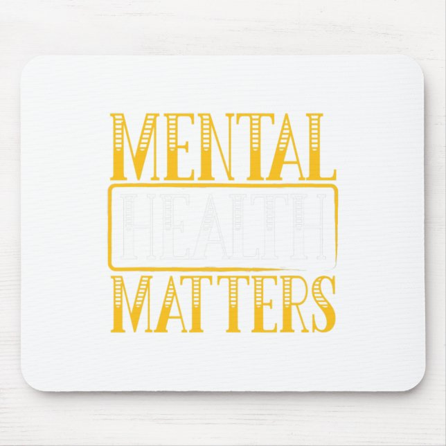 Health Problems - Human Brain Illness Awareness  Mouse Mat (Front)