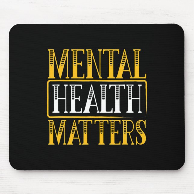 Health Problems - Human Brain Illness Awareness  Mouse Mat (Front)