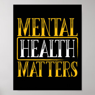 Health Problems - Human Brain Illness Awareness  Poster