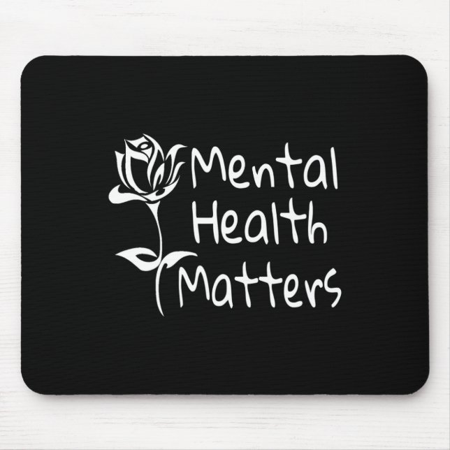 Health Problems Mental Awareness 12 Step Recovery  Mouse Mat (Front)