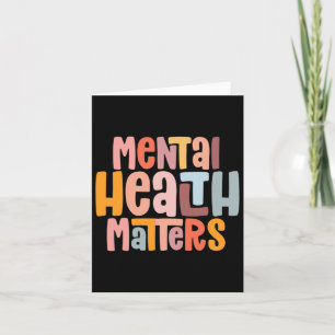 Health Problems Mental Health Awareness Illness  Card