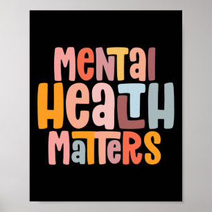 Health Problems Mental Health Awareness Illness  Poster