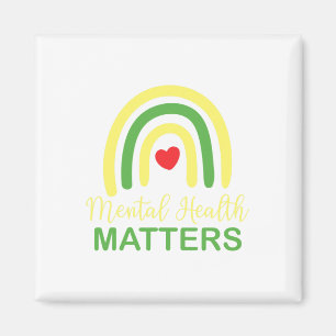 Health Problems Rainbow Retro National Awareness M Magnet