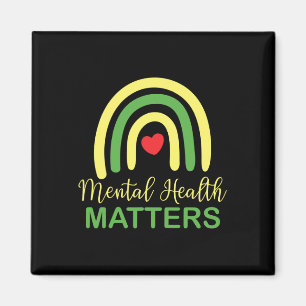 Health Problems Rainbow Retro National Awareness M Magnet