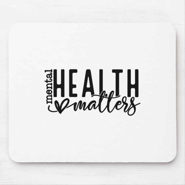Health Problems Retro Human Brain Illness Awarenes Mouse Mat (Front)