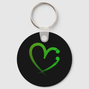 Health Problems Semicolon Heart Awareness Month Key Ring