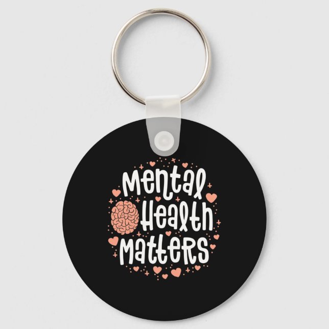 Health Problems Women's End The Stigma Illness  Key Ring (Front)