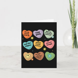 Health Problems You Are Enough Self Care Awareness Card