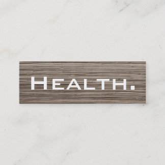 Health Professional Business Card-Skinny Mini Business Card