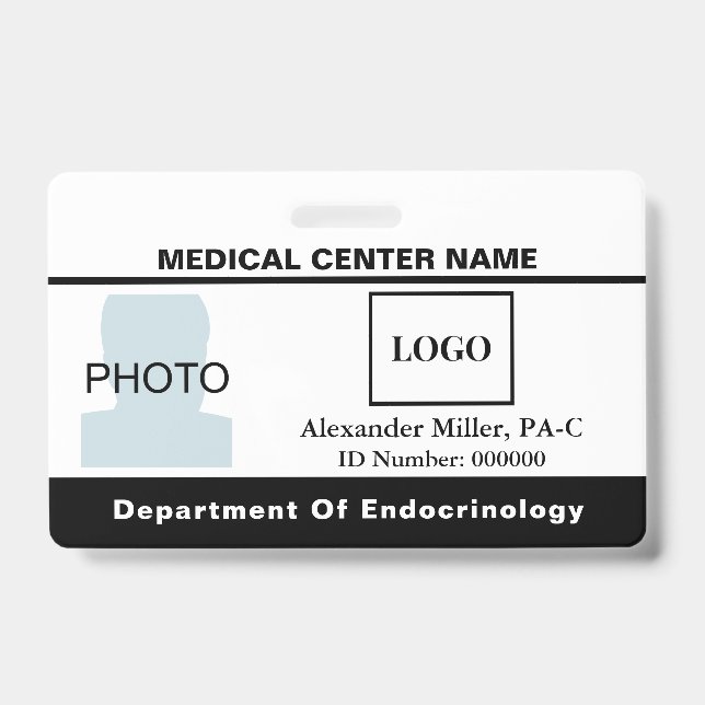 Health Professional ID Badge (Front)