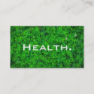 Health Professional- Personal Trainer- Nature Business Card