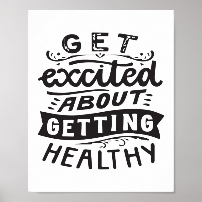 Health Quotes, Gym & Fitness Quotes, Digital Print (Front)