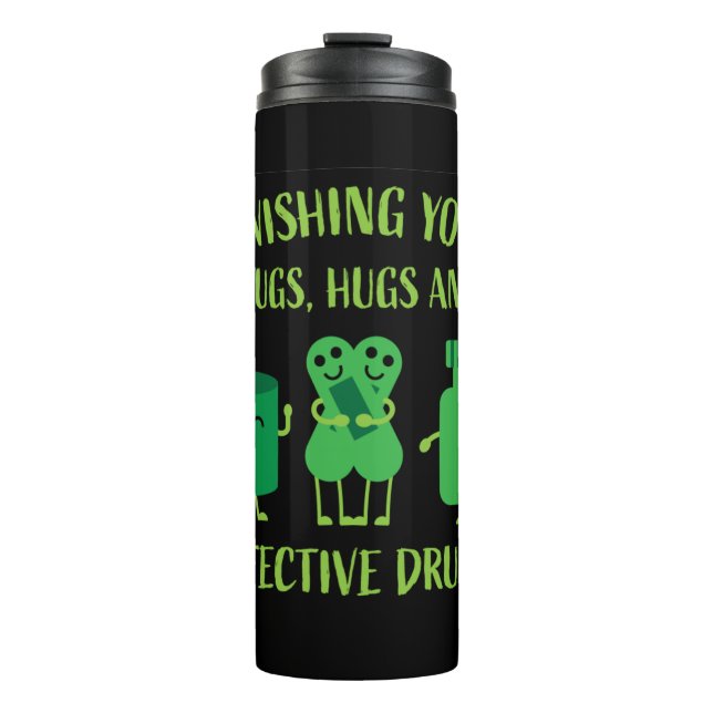 Health Recovery Get Well Soon   Thermal Tumbler (Front)