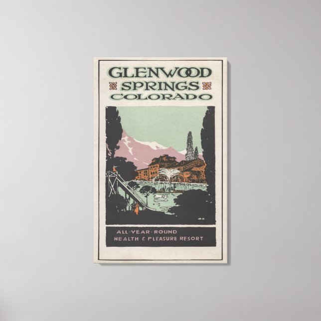 Health Resort Poster # 2 Canvas Print (Front)