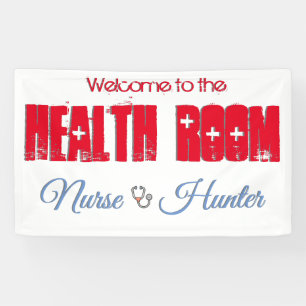 Health Room Welcome Sign Customizable