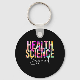 Health Science Squad Tie Dye Back To School Key Ring