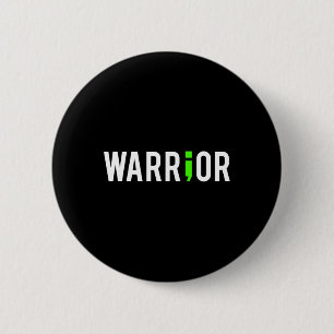 Health Semi Colon Warrior Design Gift For Support 6 Cm Round Badge