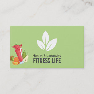 Health Smoothie Business Card