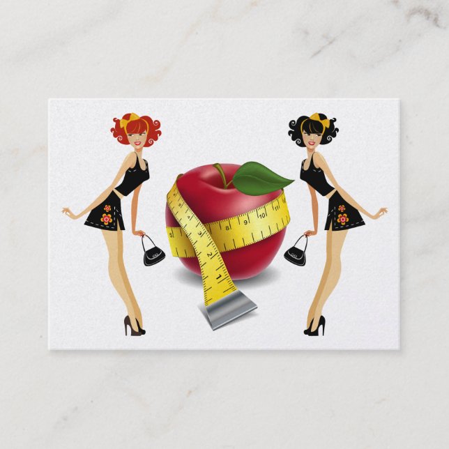 Health / Spa / Gym / Weight Management Business Card (Front)