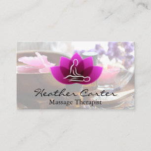 Health Spa   Massage Centre Business Card
