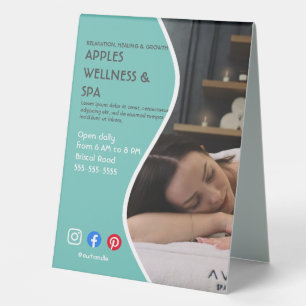 health spa poster flyer wellness centre gym fit