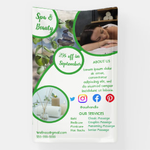 health spa poster flyer wellness centre gym fit banner