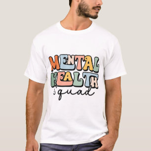 Health Squad Brain Illness Mental Health Awareness T-Shirt
