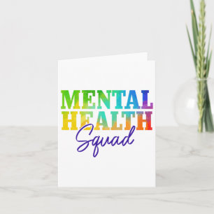 Health Squad Mental Health Awareness Month Problem Card