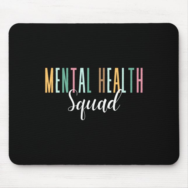 Health Squad Mental Health Awareness  Mouse Mat (Front)