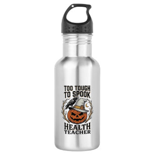 Health Teacher Halloween Shirt Vintage Engraved Pu 532 Ml Water Bottle